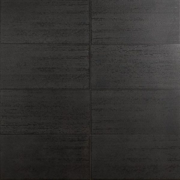 Outdoor & Pavers | 1 sq. ft. Rethink Decoro Leather Black 12×24 Textured Matte Porcelain Tile Deco Black 12X24 Backsplash & Kitchen Backsplash & Kitchen