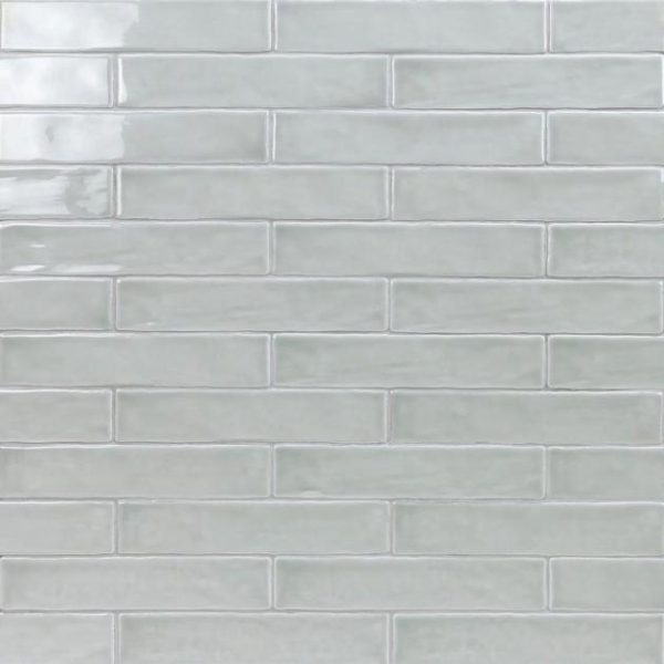 Outdoor & Pavers | 1 sq. ft. Seaport Chameleon Sage Gray 2×10 Polished Ceramic Subway Wall Tile Chameleon Backsplash & Kitchen Backsplash & Kitchen