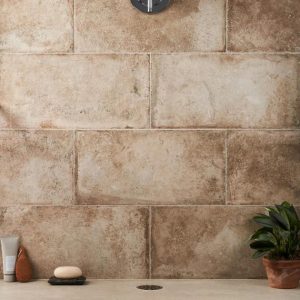 Outdoor & Pavers | 1 sq. ft. Seville Delfi Dark Beige 12×24 Travertine Look Matte Porcelain Tile Delfi Bathroom Bathroom