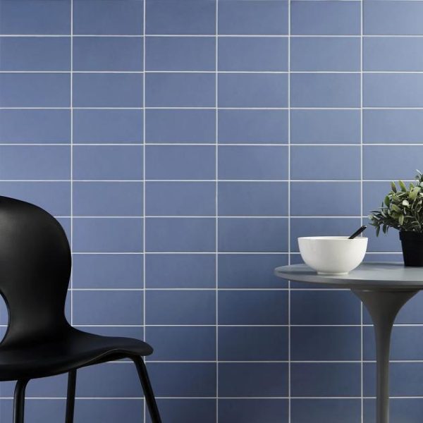 Outdoor & Pavers | 1 sq. ft. Stacy Garcia Maddox Azul 4×8 Matte Ceramic Subway Tile Azul Bathroom Azul