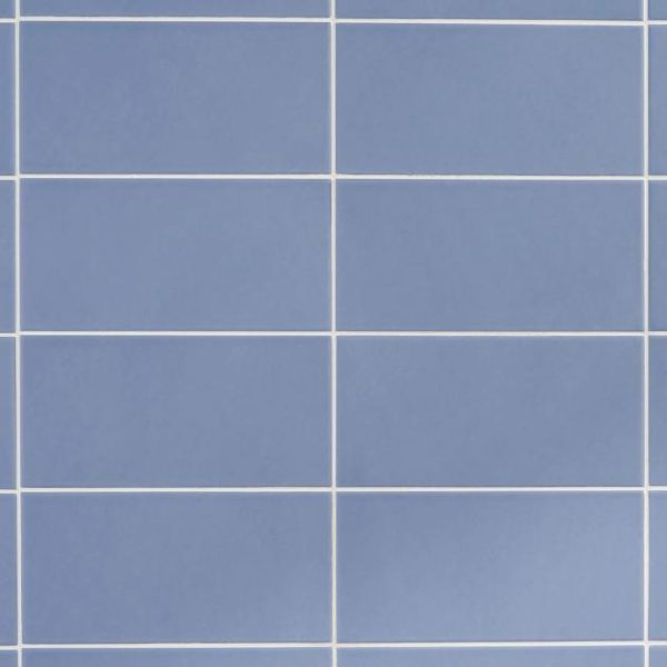 Outdoor & Pavers | 1 sq. ft. Stacy Garcia Maddox Azul 4×8 Matte Ceramic Subway Tile Azul Bathroom Azul