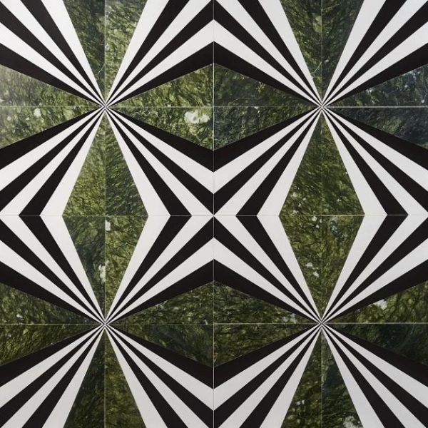 Outdoor & Pavers | 1 sq. ft. Wings Green Jade 12×12 Polished Marble Mosaic Tile Green Jade Bathroom Bathroom