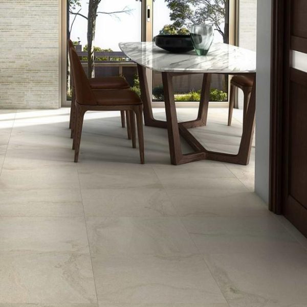 Pool Tiles | 1 sq. ft. Acadia Warm Linen White 24×24 Limestone Look Matte Porcelain Tile Linen White Bathroom Bathroom