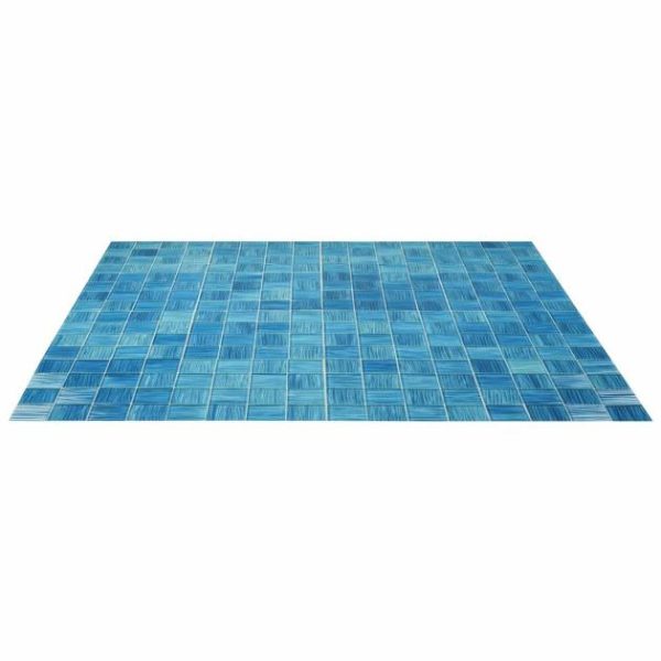 Pool Tiles | 1 sq. ft. Bimini Marine 3×3 Polished Glass Mosaic Marine Bathroom Bathroom