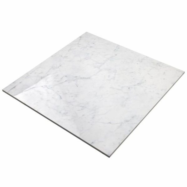 Pool Tiles | 1 sq. ft. Marble Tech Bianco Gioia 24×24 Polished Porcelain Tile White Polished Bathroom Bathroom