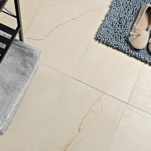 Pool Tiles | 1 sq. ft. Marble Tech Crema Avorio 12×24 Matte Porcelain Tile Creamy Ivory Matte Bathroom Bathroom