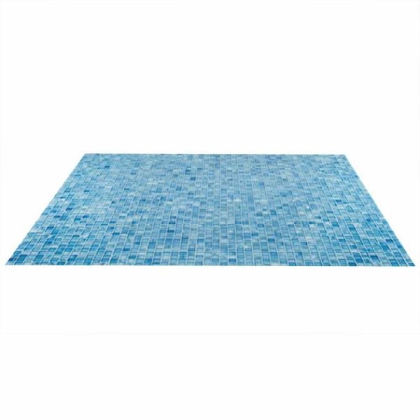 Pool Tiles | 1 sq. ft. Marley Ocean Blue 1×1 Polished Glass Mosaic Ocean Bathroom Bathroom