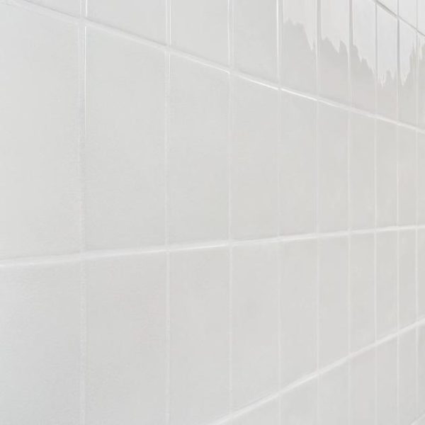 Pool Tiles | 1 sq. ft. Nabi Glass Glacier White White 4.5×9 Subway Polished Glass Tile Blanco White Backsplash & Kitchen Backsplash & Kitchen