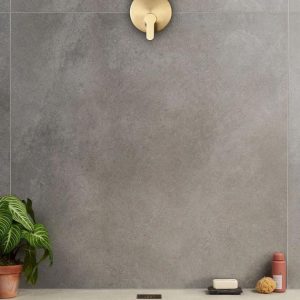 Pool Tiles | 1 sq. ft. New Rock Fossil Dark Gray 48×48 Limestone Look Matte Porcelain Tile Dark Gray Bathroom Bathroom