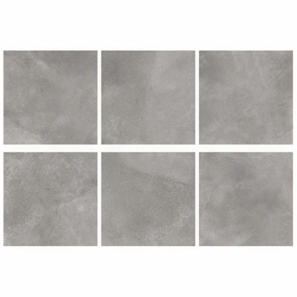 Pool Tiles | 1 sq. ft. New Rock Fossil Dark Gray 48×48 Limestone Look Matte Porcelain Tile Dark Gray Bathroom Bathroom