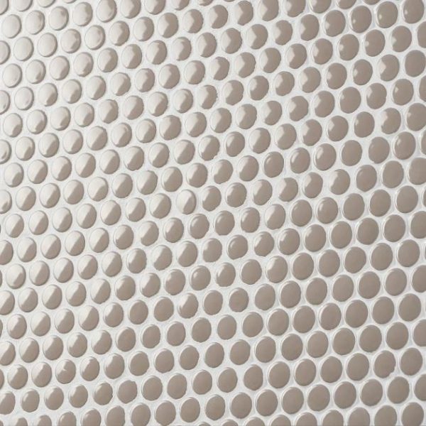 Pool Tiles | 1 sq. ft. Paradise Firma Beige 1″ Penny Round Polished Porcelain Mosaic Firma Backsplash & Kitchen Backsplash & Kitchen