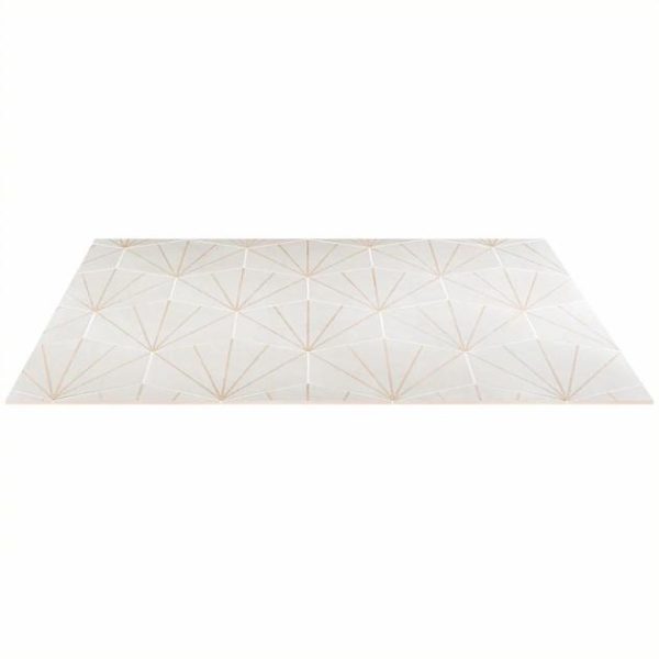 Pool Tiles | 1 sq. ft. Pergola Beams White 12.5″ Hexagon Porcelain Matte Tile Beams White Bathroom Bathroom