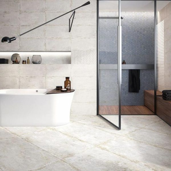 Pool Tiles | 1 sq. ft. Portrait Ivory 24×48 Matte Porcelain Tile Ivory Bathroom Bathroom