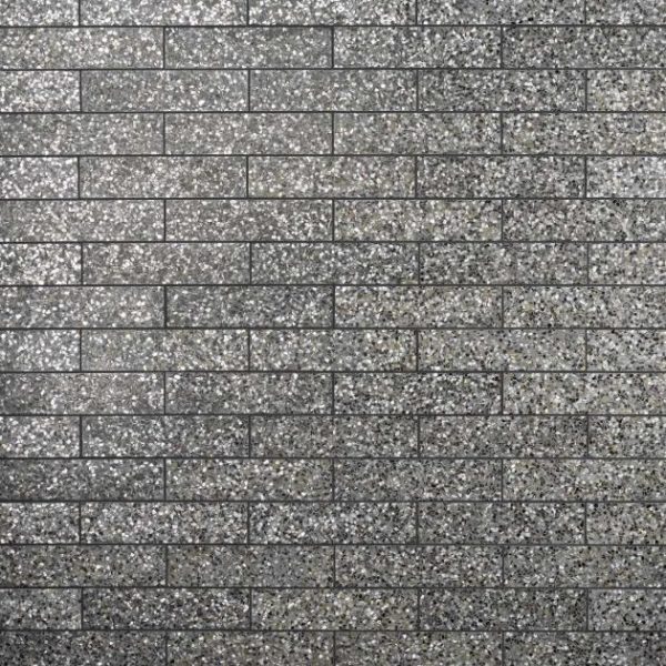 Pool Tiles | 1 sq. ft. Reef Gray 3×12 Polished Pearl Terrazzo Subway Tile Gray Subway Bathroom Bathroom