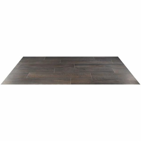 Pool Tiles | 1 sq. ft. Silkwood Brown 8×48 Matte Porcelain Wood Look Tile Brown Bathroom Bathroom