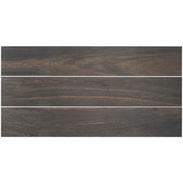 Pool Tiles | 1 sq. ft. Silkwood Brown 8×48 Matte Porcelain Wood Look Tile Brown Bathroom Bathroom