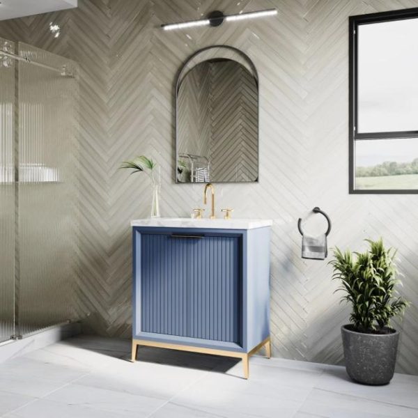 Shower | 1 sq. ft. Basic Marble Bianco White 12×24 Matte Porcelain Tile White Matte Bathroom Bathroom