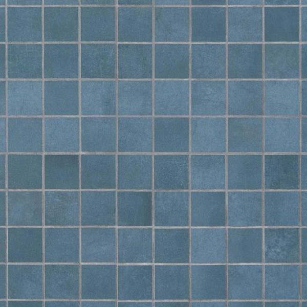 Shower | 1 sq. ft. Bond Indio Blue 2×2 Matte Porcelain Mosaic Tile Indio Backsplash & Kitchen Backsplash & Kitchen