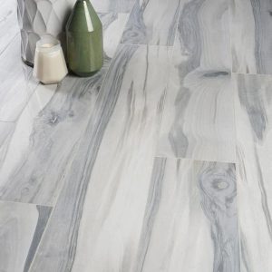 Shower | 1 sq. ft. Brazilian Coyote Gray 8×48 Polished Porcelain Wood Look Tile Gray Polished Bathroom Bathroom