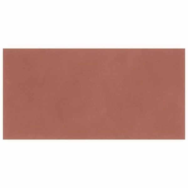 Shower | 1 sq. ft. Clay Grace Red 16×32 Tile Matte Porcelain Tile Red Bathroom Bathroom