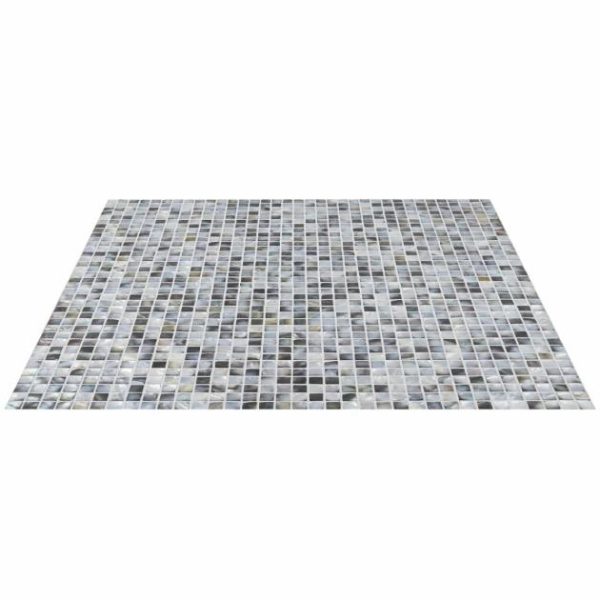 Shower | 1 sq. ft. Deep Sea Black Pearl 1×1 Square Pattern Polished Mosaic Tile Squares Backsplash & Kitchen Backsplash & Kitchen