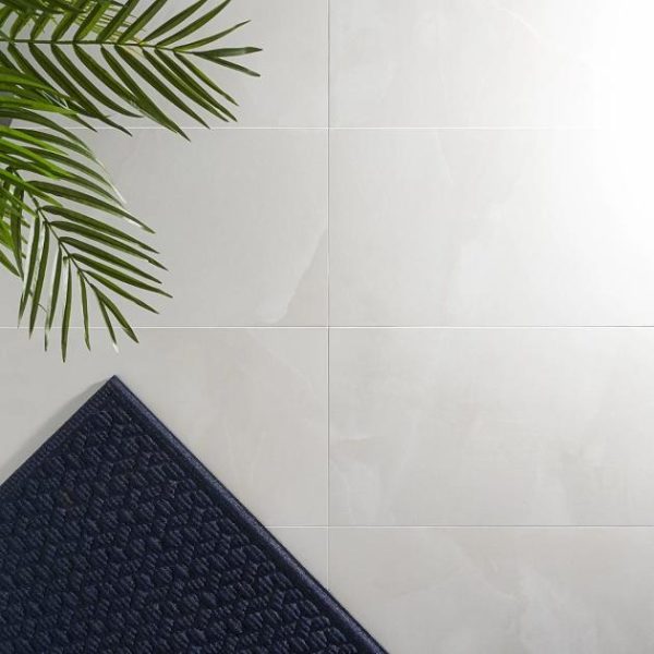 Shower | 1 sq. ft. DreamStone Aztec Onyx Bianco 12×24 Matte Porcelain Tile Bianco 12X24 Matte Backsplash & Kitchen Backsplash & Kitchen