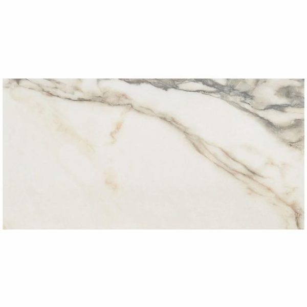 Shower | 1 sq. ft. DreamStone Calacatta Rustico 12×24 Polished Porcelain Tile 12X24 Polished Backsplash & Kitchen 12X24 Polished