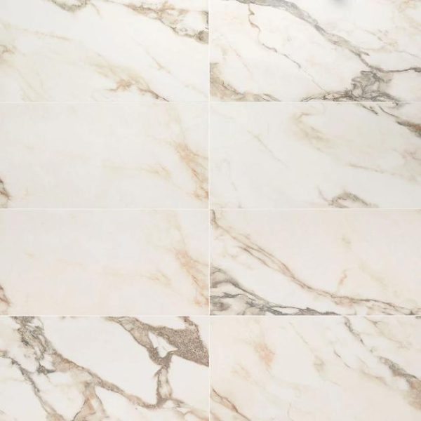 Shower | 1 sq. ft. DreamStone Calacatta Rustico 12×24 Polished Porcelain Tile 12X24 Polished Backsplash & Kitchen 12X24 Polished