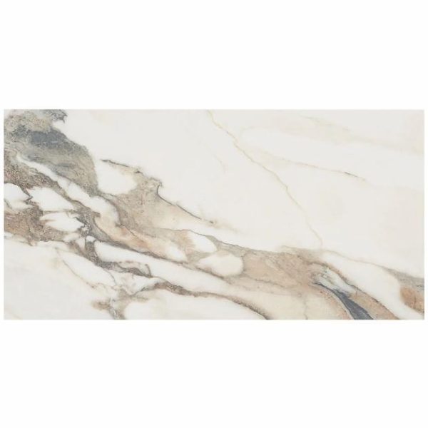 Shower | 1 sq. ft. DreamStone Calacatta Rustico 12×24 Polished Porcelain Tile 12X24 Polished Backsplash & Kitchen 12X24 Polished