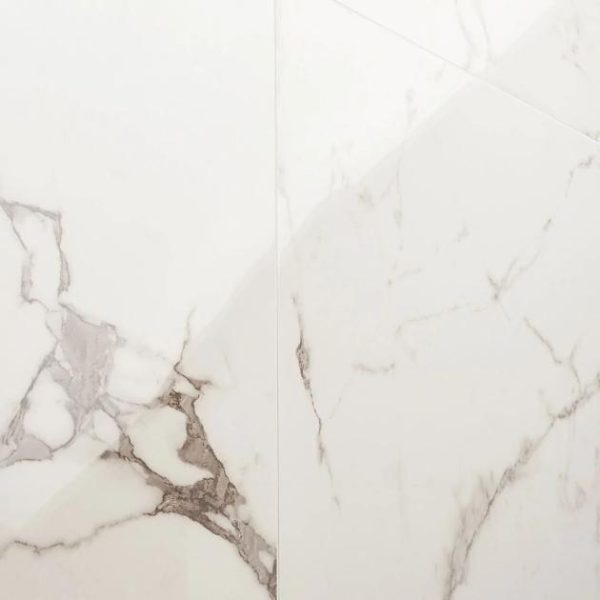 Shower | 1 sq. ft. DreamStone Statuario Venato 24×48 Polished Porcelain Tile Venato Polished Bathroom Bathroom