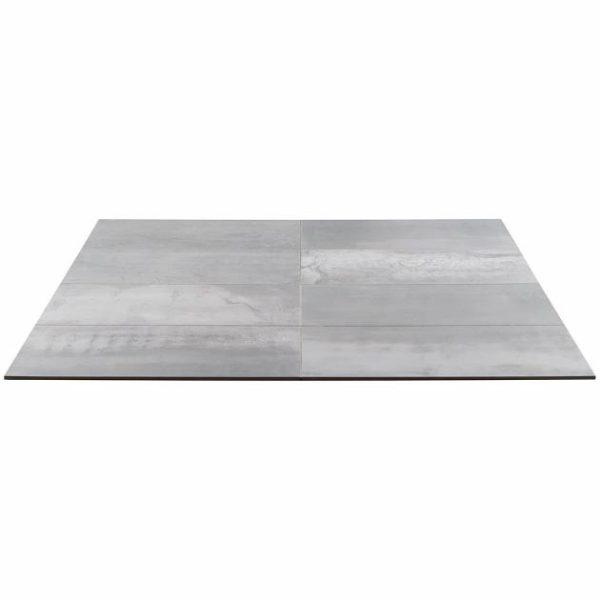 Shower | 1 sq. ft. Hewlett Metal Silver 12×24 Matte Porcelain Tile Metal Silver Bathroom Bathroom