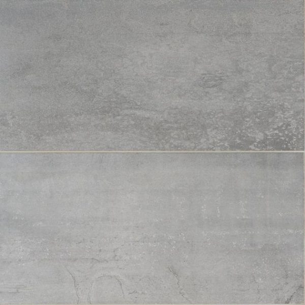 Shower | 1 sq. ft. Hewlett Metal Silver 12×24 Matte Porcelain Tile Metal Silver Bathroom Bathroom