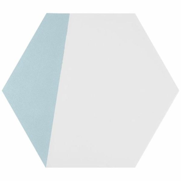 Shower | 1 sq. ft. HexArt Pop Turquoise 8″ Hexagon Matte Porcelain Tile Pop Turquoise 8 Bathroom Bathroom