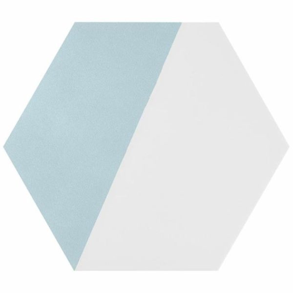 Shower | 1 sq. ft. HexArt Pop Turquoise 8″ Hexagon Matte Porcelain Tile Pop Turquoise 8 Bathroom Bathroom