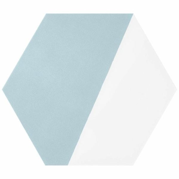 Shower | 1 sq. ft. HexArt Pop Turquoise 8″ Hexagon Matte Porcelain Tile Pop Turquoise 8 Bathroom Bathroom