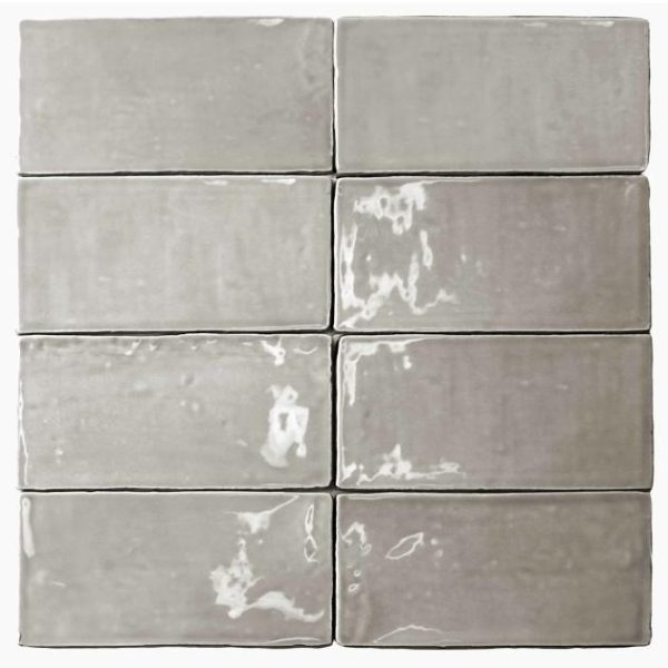 Shower | 1 sq. ft. Lancaster Dove Gray 3×6 Polished Ceramic Wall Tile Dove Backsplash & Kitchen Backsplash & Kitchen