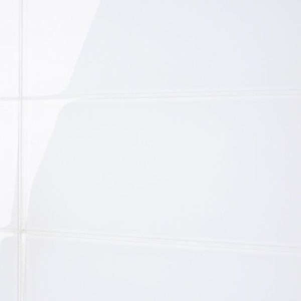 Shower | 1 sq. ft. Loft Super White 6×18 Polished Glass Subway Tile for Wall Backsplash & Kitchen Backsplash & Kitchen