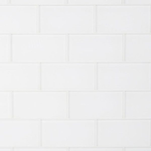 Shower | 1 sq. ft. Loft Super White Frosted 3×6 Glass Subway Wall Tile Super White Frosted Backsplash & Kitchen Backsplash & Kitchen