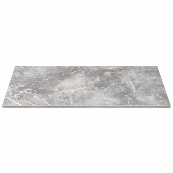 Shower | 1 sq. ft. Marble Tech Grigio Imperiale 12×24 Polished Porcelain Tile Gray Polished Bathroom Bathroom