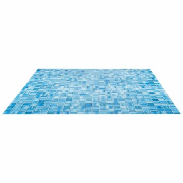 Shower | 1 sq. ft. Marley Ocean Blue 2×2 Polished Glass Mosaic Ocean Bathroom Bathroom