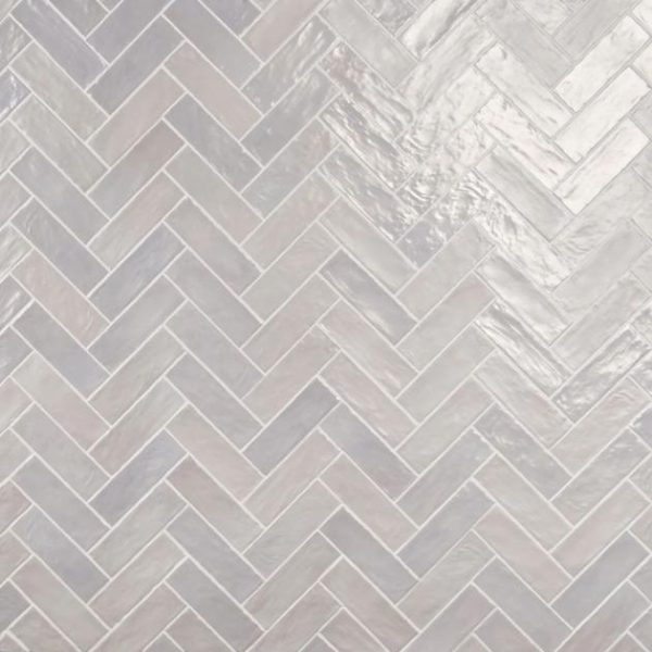 Shower | 1 sq. ft. Montauk Fog Gray 2×8 Mixed Finish Ceramic Subway Tile Fog Gray Backsplash & Kitchen Backsplash & Kitchen