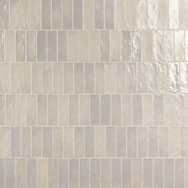 Shower | 1 sq. ft. Montauk Sand Dune Beige 2×8 Mixed Finish Ceramic Subway Tile Sand Dune Beige Backsplash & Kitchen Backsplash & Kitchen