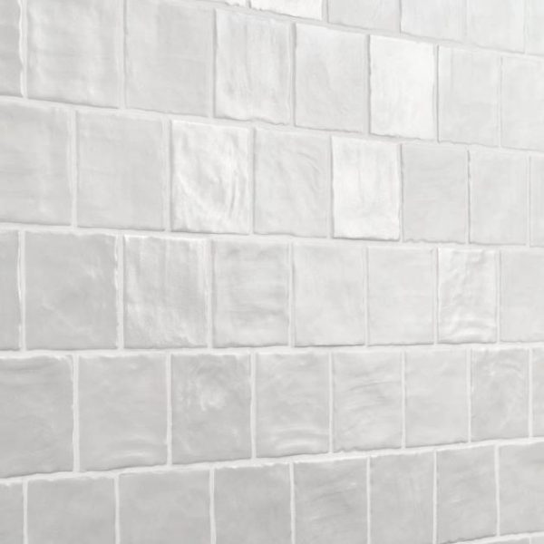 Shower | 1 sq. ft. Montauk Sky Blue 4×4 Mixed Finish Ceramic Tile Sky Blue Backsplash & Kitchen Backsplash & Kitchen