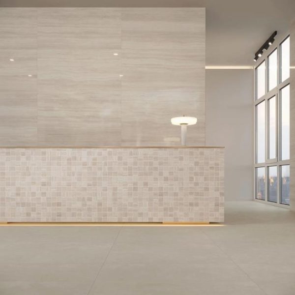 Shower | 1 sq. ft. Nashville Beige 24×48 Travertine Look Polished Porcelain Tile Beige Polished Bathroom Bathroom