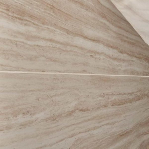 Shower | 1 sq. ft. Nashville Beige 24×48 Travertine Look Polished Porcelain Tile Beige Polished Bathroom Bathroom