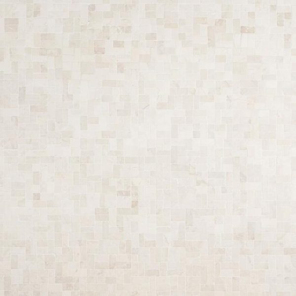 Shower | 1 sq. ft. Nature Antique Lovina White Pebble Honed Mosaic Tile Lovina White Shower Lovina White