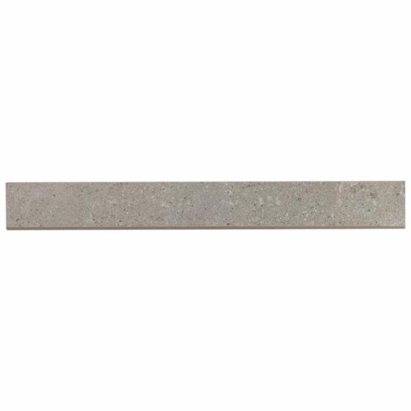 Shower | 1 sq. ft. New Rock Fumo Light Gray 3×24 Matte Porcelain Bullnose Light Gray Floor Tiles Floor Tiles