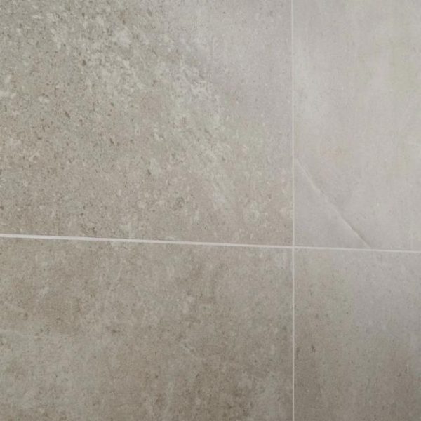 Shower | 1 sq. ft. New Rock Tortora Beige 24×24 Limestone Look Matte Porcelain Tile Beige Bathroom Bathroom