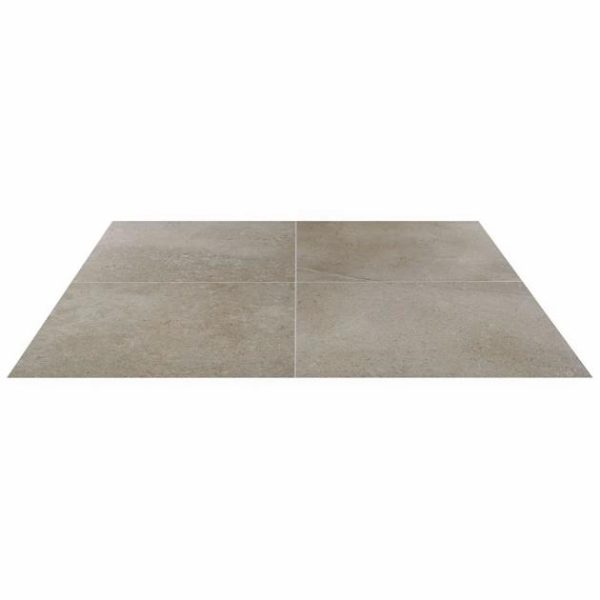 Shower | 1 sq. ft. New Rock Tortora Beige 24×24 Limestone Look Matte Porcelain Tile Beige Bathroom Bathroom