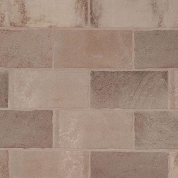 Shower | 1 sq. ft. Parma Brick Taupe 4×8 Terracotta Look Matte Ceramic Tile Taupe Bathroom Bathroom